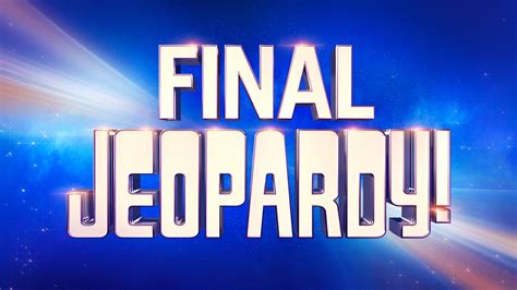 final jeopardy answer tonight|Today's Final Jeopardy! answer: Friday, July 21, 2023 .